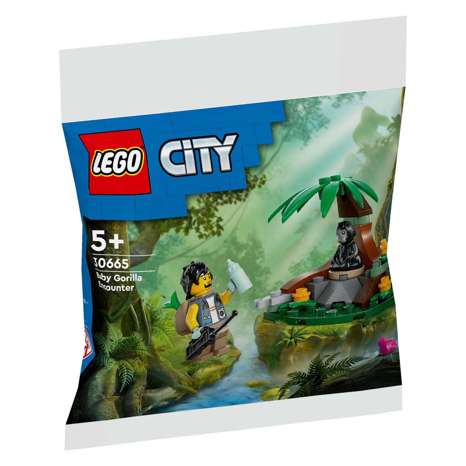 Lego city 30665 ontmoeting met babygorilla