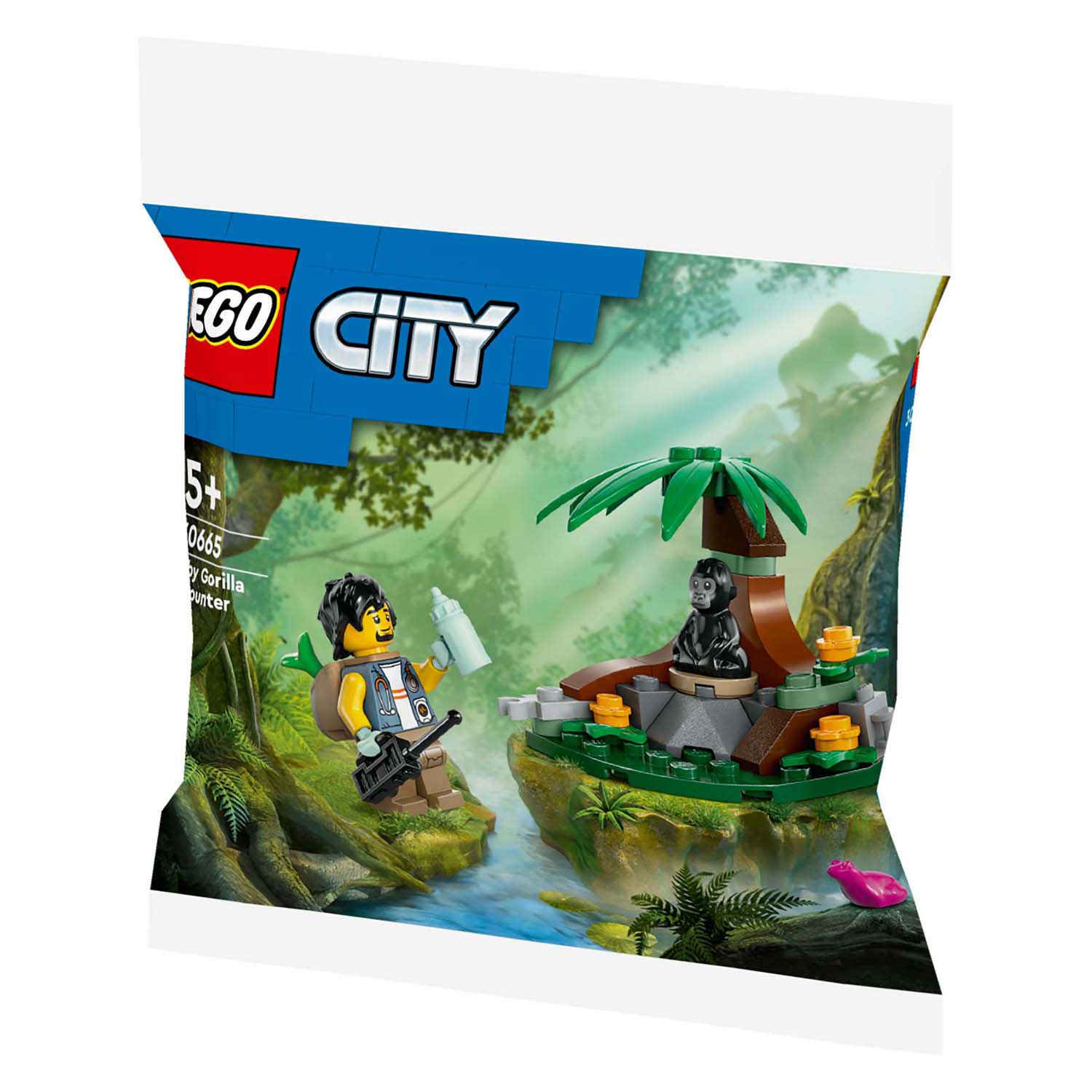 Lego city 30665 ontmoeting met babygorilla