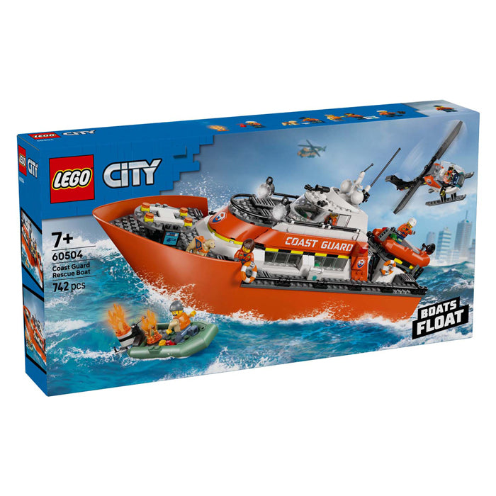 Lego city exploration 60504 kustwacht reddingsboot met helikopter