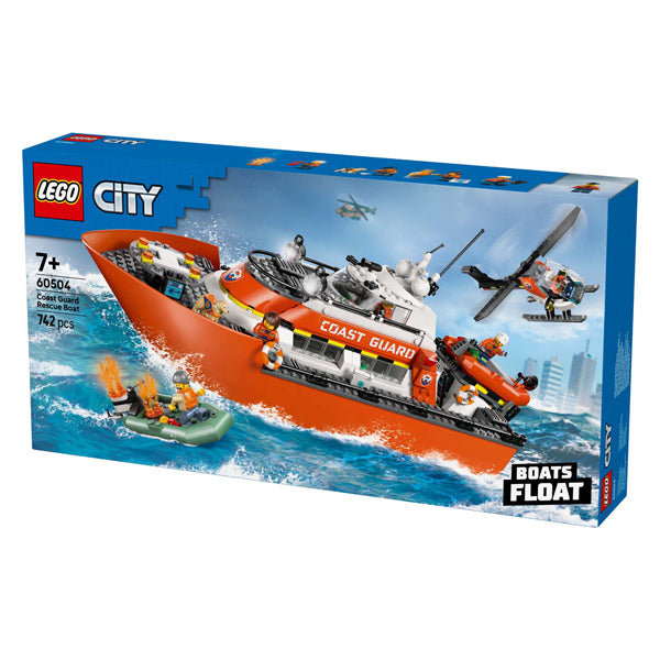 Lego city exploration 60504 kustwacht reddingsboot met helikopter