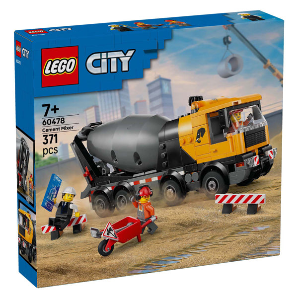 Lego city great vehicles - cementwagen - 6+ jaar - inclusief figuren