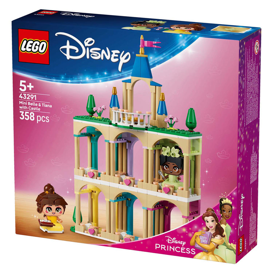 Lego disney princess 43291 mini belle en tiana met kasteel