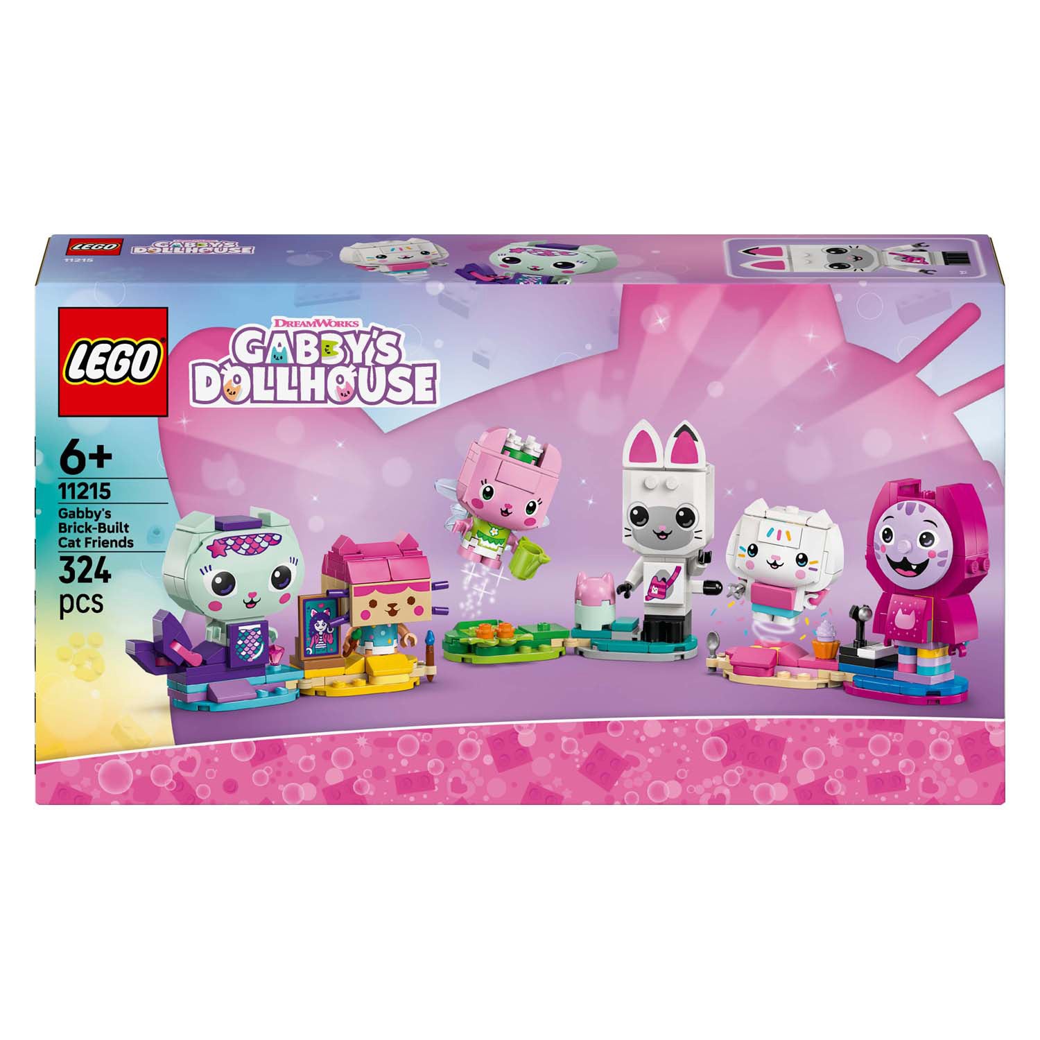 Lego gabby's poppenhuis - gabby’s bouwbare kattenvriendjes constructiespeelgoed (11215)