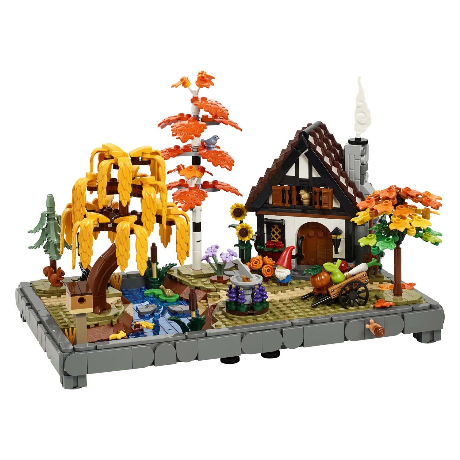 Lego icons - herfsttuin met cottage constructiespeelgoed (11372)