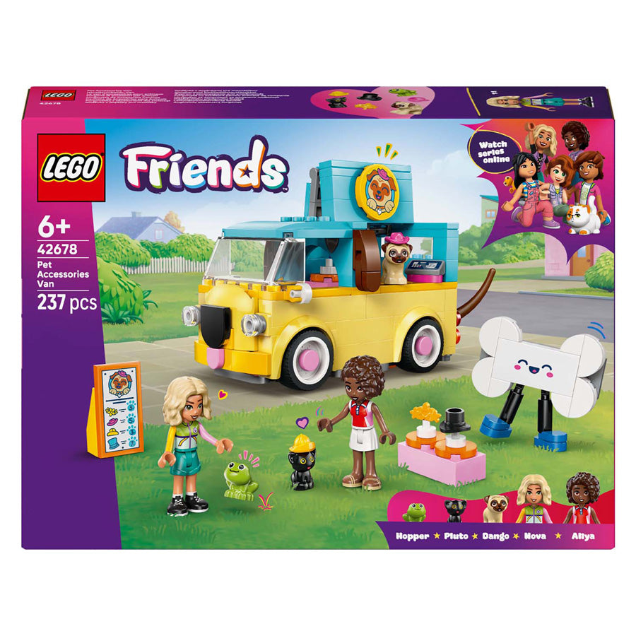 Lego friends 42678 bestelwagen met dierenaccessoires