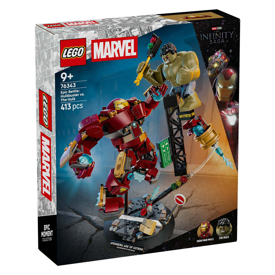 Lego super heroes 76343 marvel ultieme strijd: hulkbuster vs. hulk