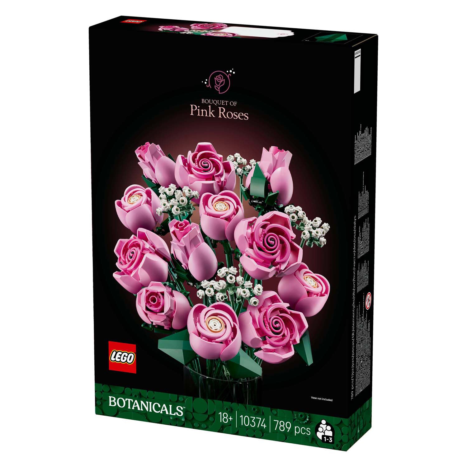 Lego botanicals roze rozenboeket - 10374