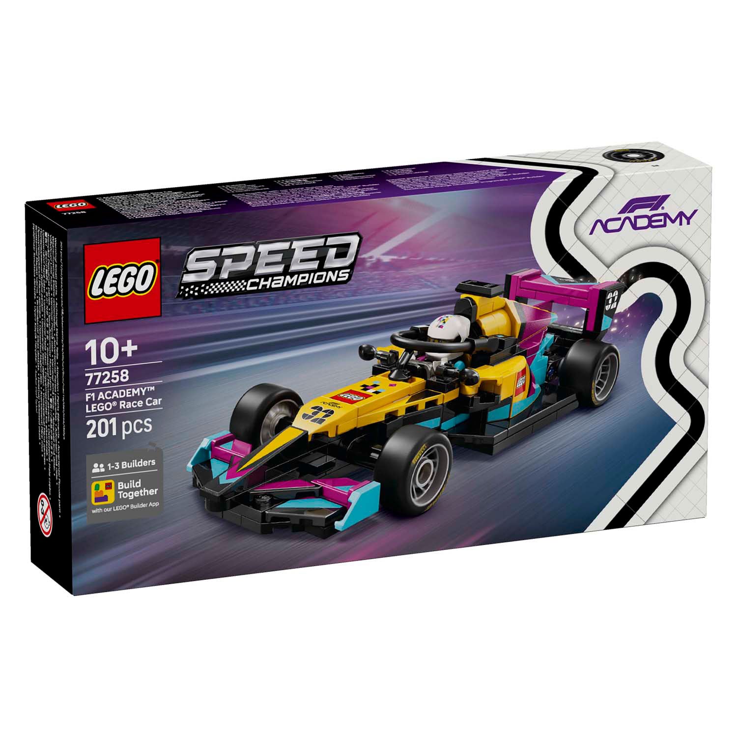 Lego speed champions 77258 f1 academy racewagen
