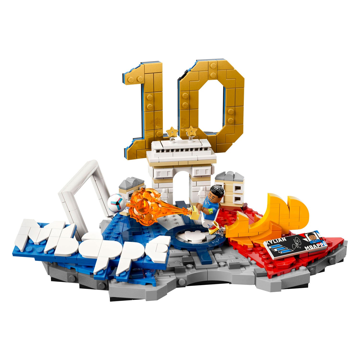 Lego editions kylian mbappé – voetbalhoogtepunten voetbal speelgoed voor kinderen - 43013