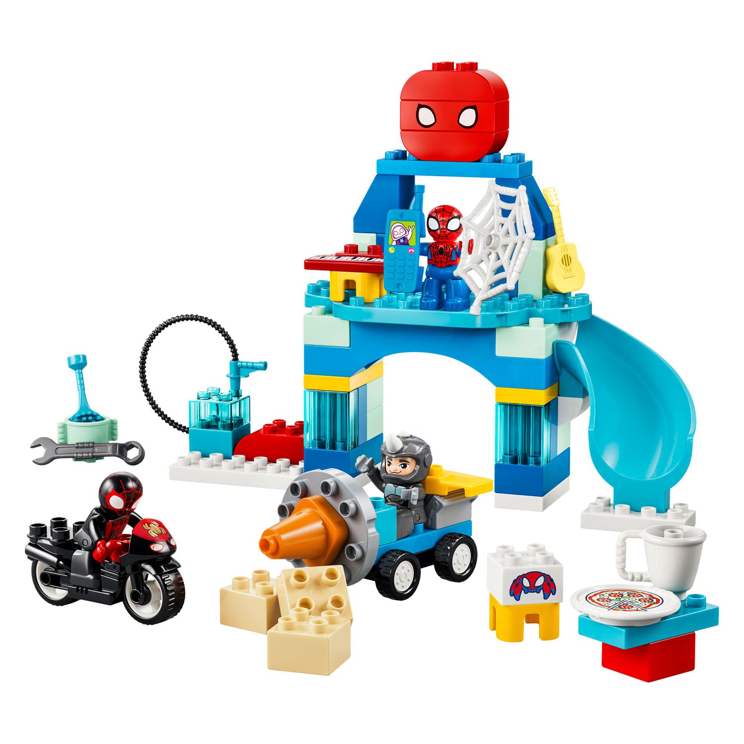Lego duplo ǀ marvel team spidey hoofdkwartier bouwpakket voor kinderen en decoratie 10464