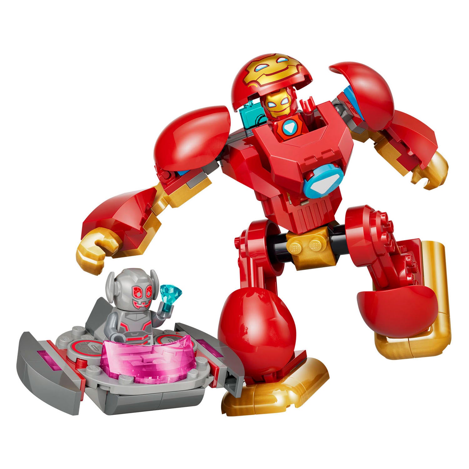 Lego ǀ marvel iron man en zijn fantastische vriendjes ultron tegen iron man bouwpakket 11209