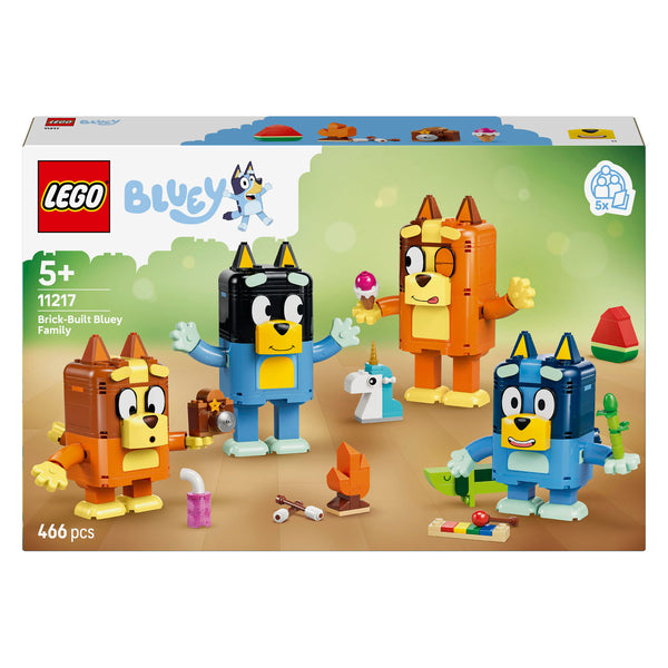Lego bluey bouwbare figuren van bluey en haar familie