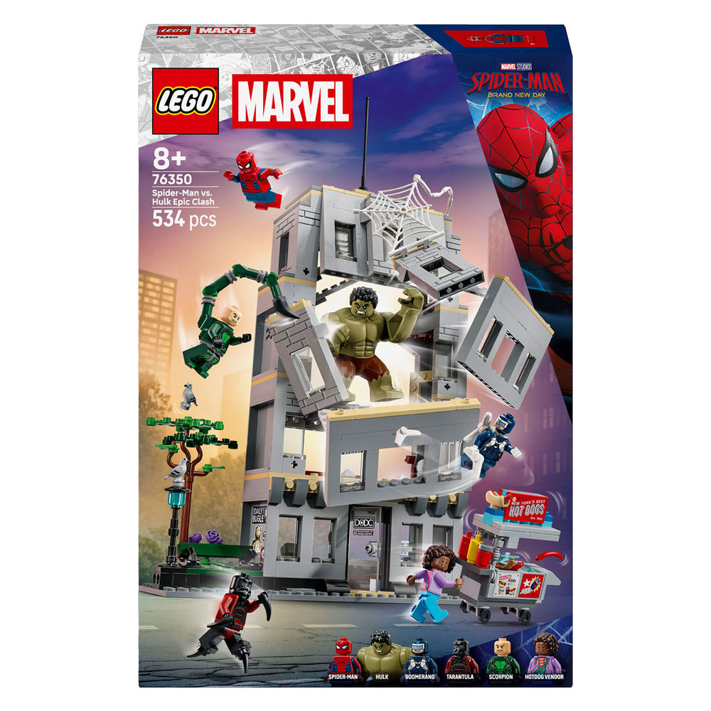 Lego super heroes 76350 spiderman tegen hulk