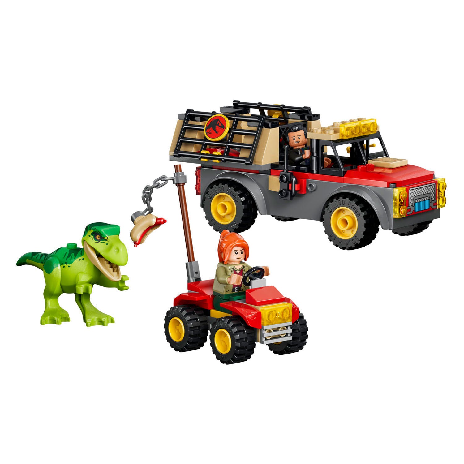 Lego jurassic world jonge t. rex transporttruck dino speelgoed voor kinderen vanaf 4 jaar 77978