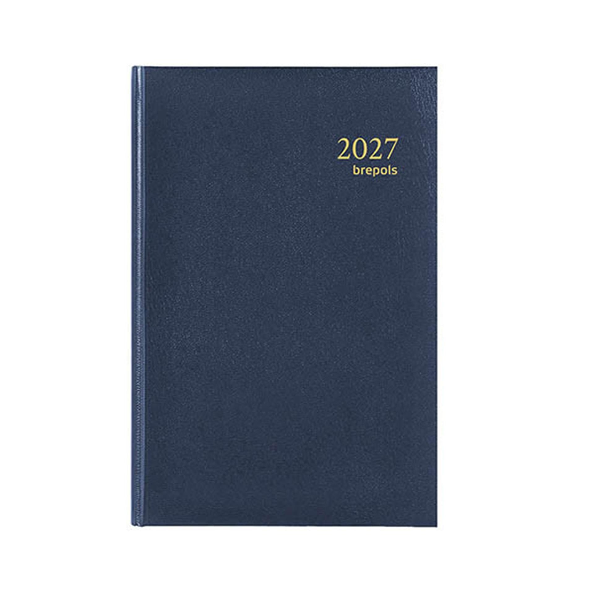 Brepols bureauagenda saturnus 1 dag 2027 lima blauw 13x21 cm