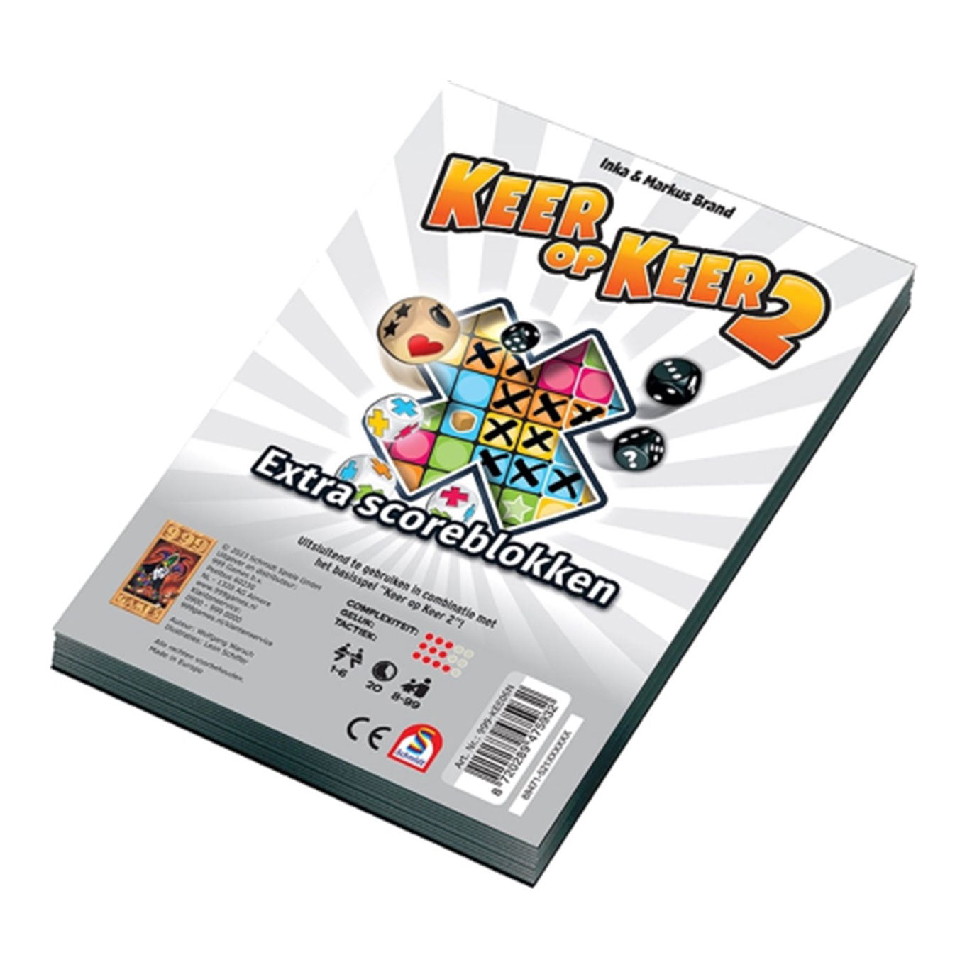 Keer op Keer 2 Scoreblok Niveau 1, 2e.