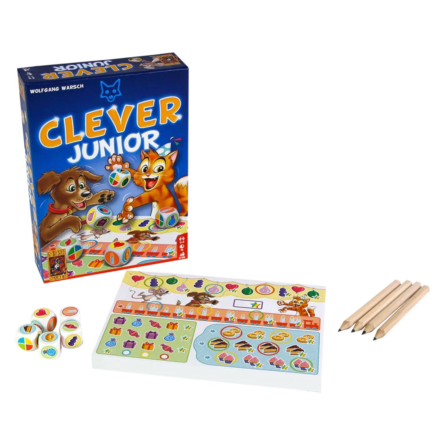 999games 999 games clever junior dobbelspel