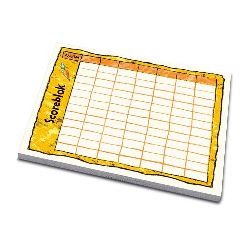 999spellen 999 spellen scoreblokken konijnenhokken scoreblokken, 3st.