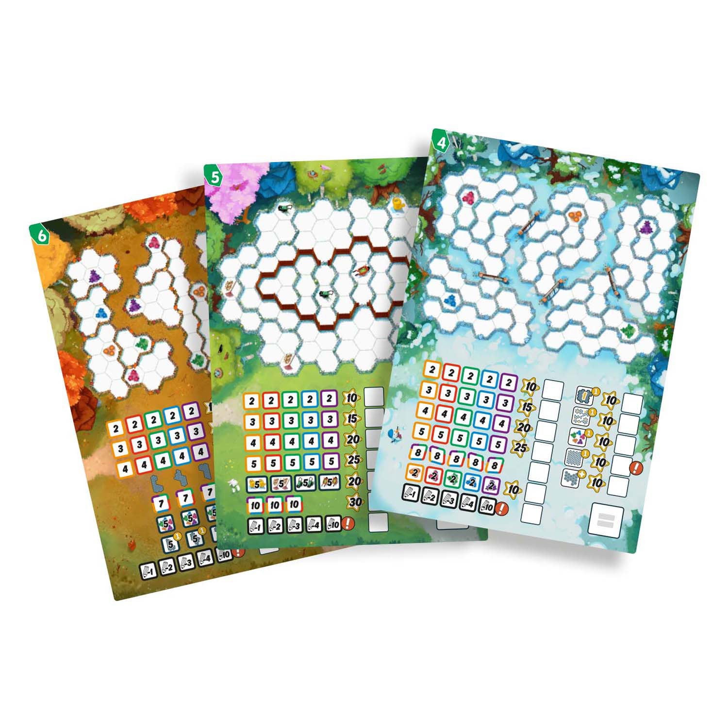 999spellen 999 spellen kies een pen tuinen: seizoenen niveau 4,5,6 scoreblokken, 2e.