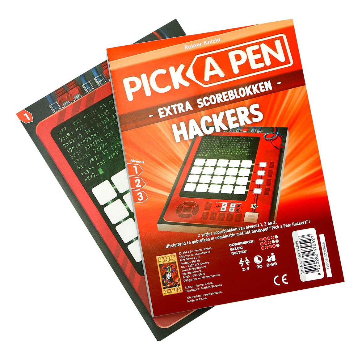 999games 999 games kies een pen hackers scoreblokken, 2st.
