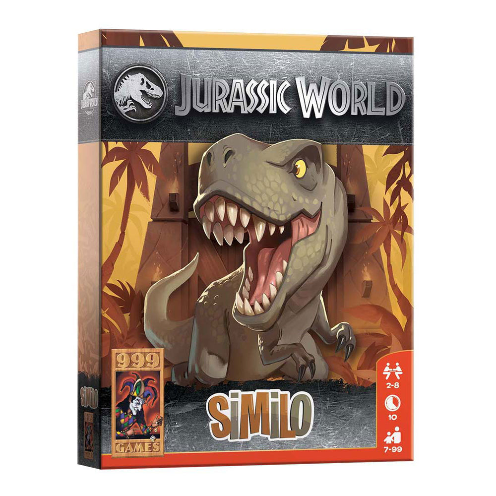 999games 999 games similo: jurassic world kaartspel (nederlands, 2 - 8 spelers, 10 minuten, vanaf 7 jaar)