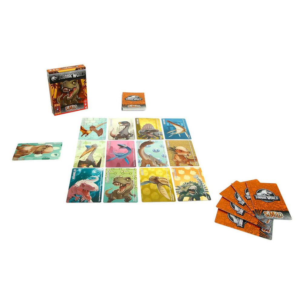 999games 999 games similo: jurassic world kaartspel (nederlands, 2 - 8 spelers, 10 minuten, vanaf 7 jaar)