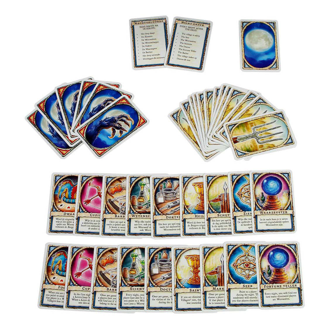 Spel de weerwolven basisspel kaartspel partyspel 