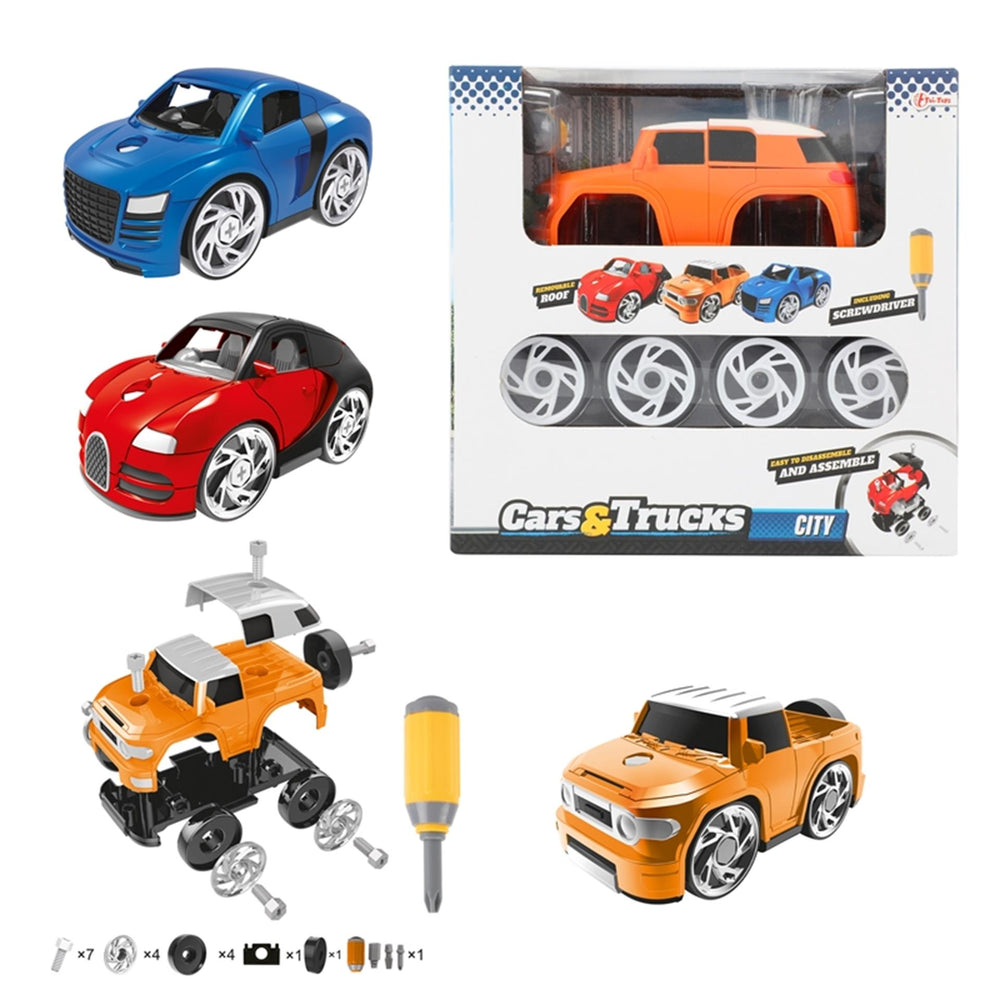 Toi-toys toi toys cars trucks auto met 4 losse wielen