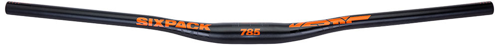 Sixpack racing vertic 785x35mm riser handlebar | black chrome
