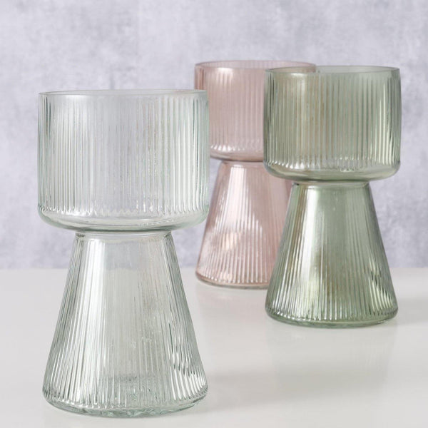 Boltze home vaas imano glas ã˜10xh18cm