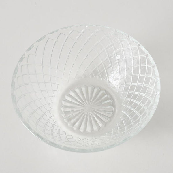 Boltze home schaal rond glas dia.13x5cm