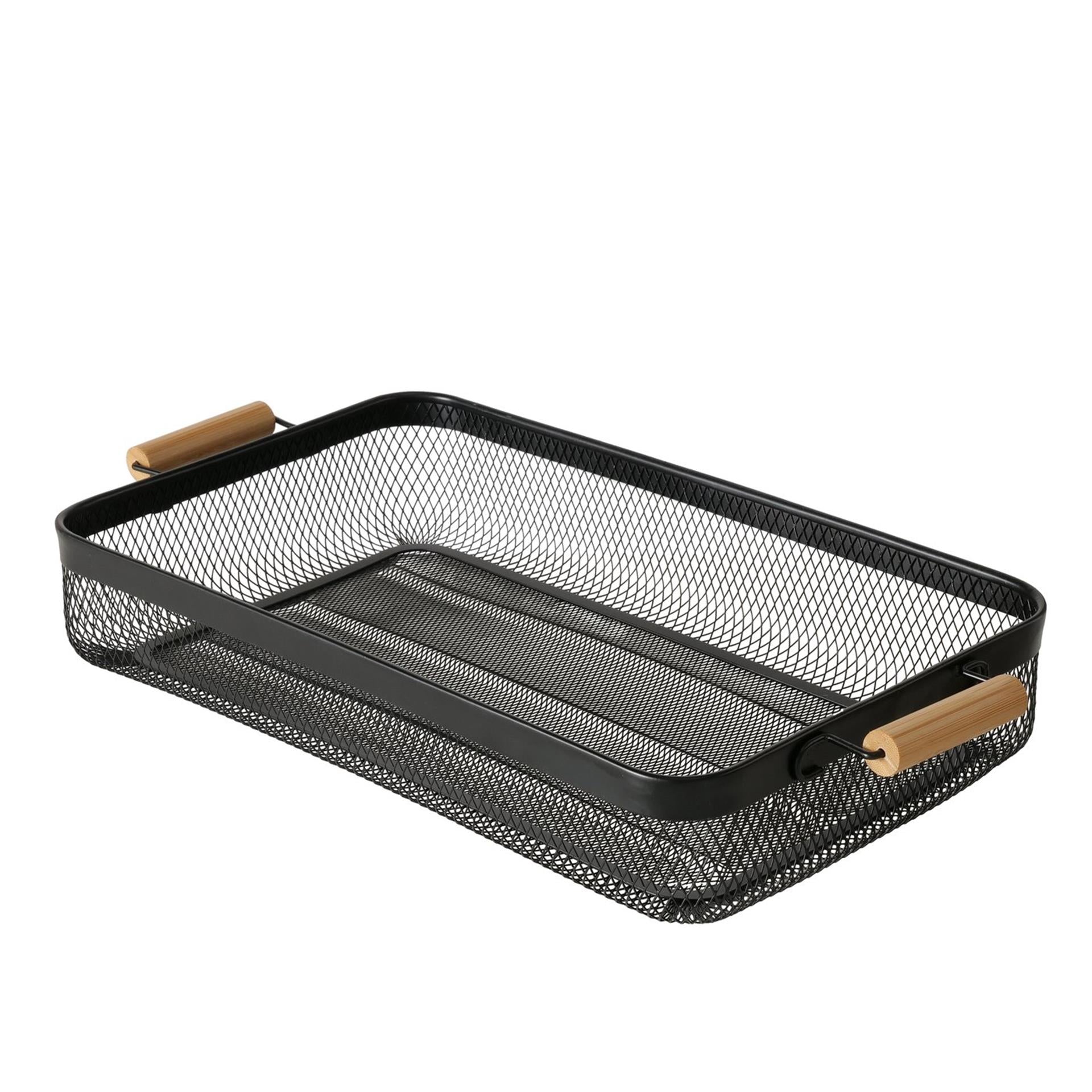 Boltze home dienblad 'sally' 51x27x8cm metaal matzwart