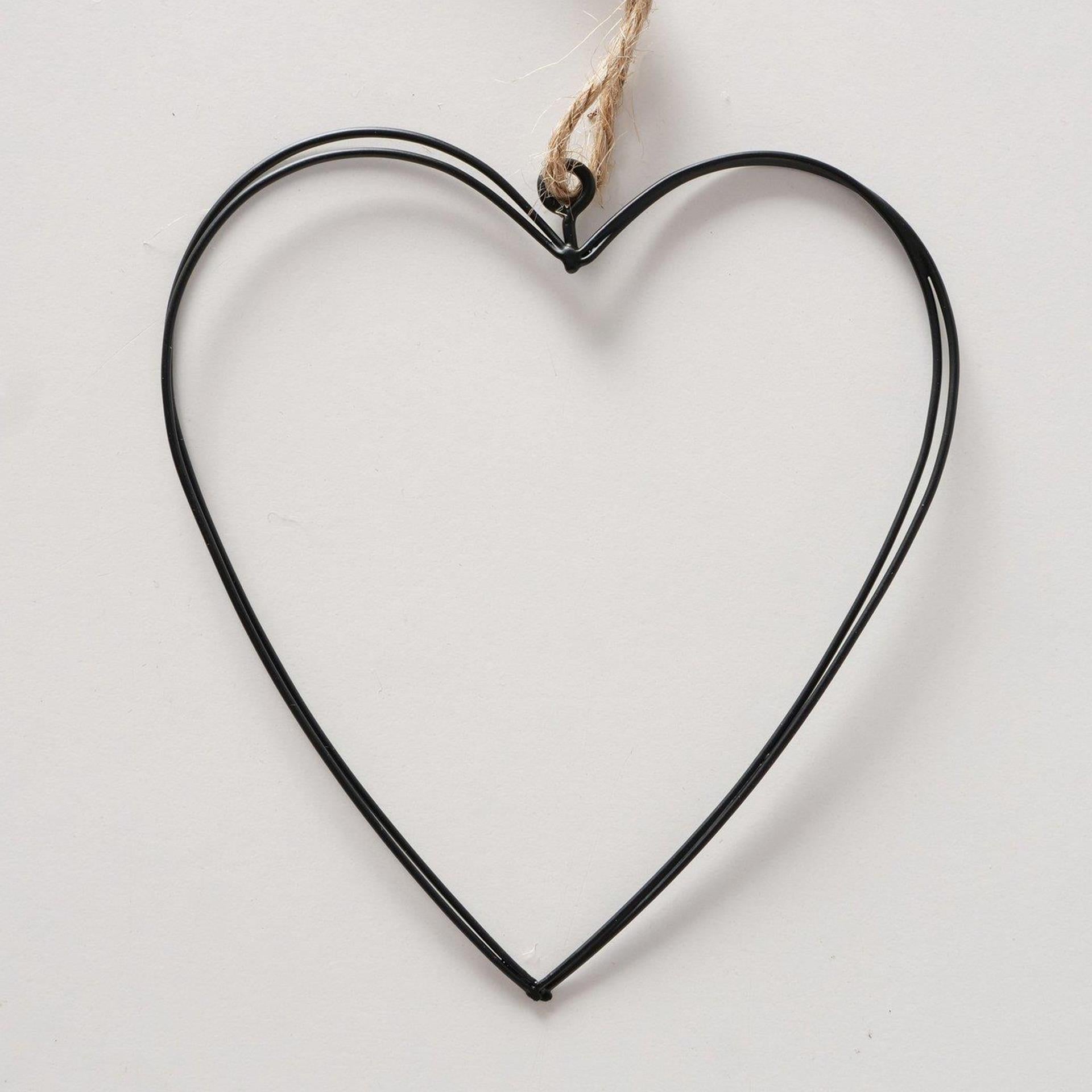 Boltze home deco hanger hart set a 6 11x10x2,5cm