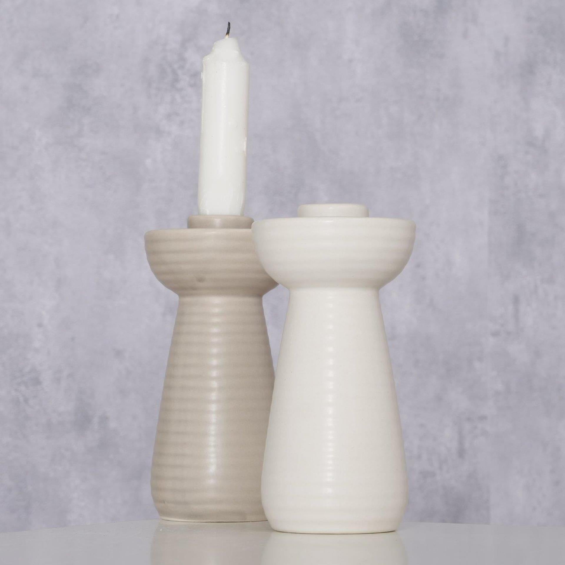 Boltze home kandelaar galina ø7xh14cm 2 assorti