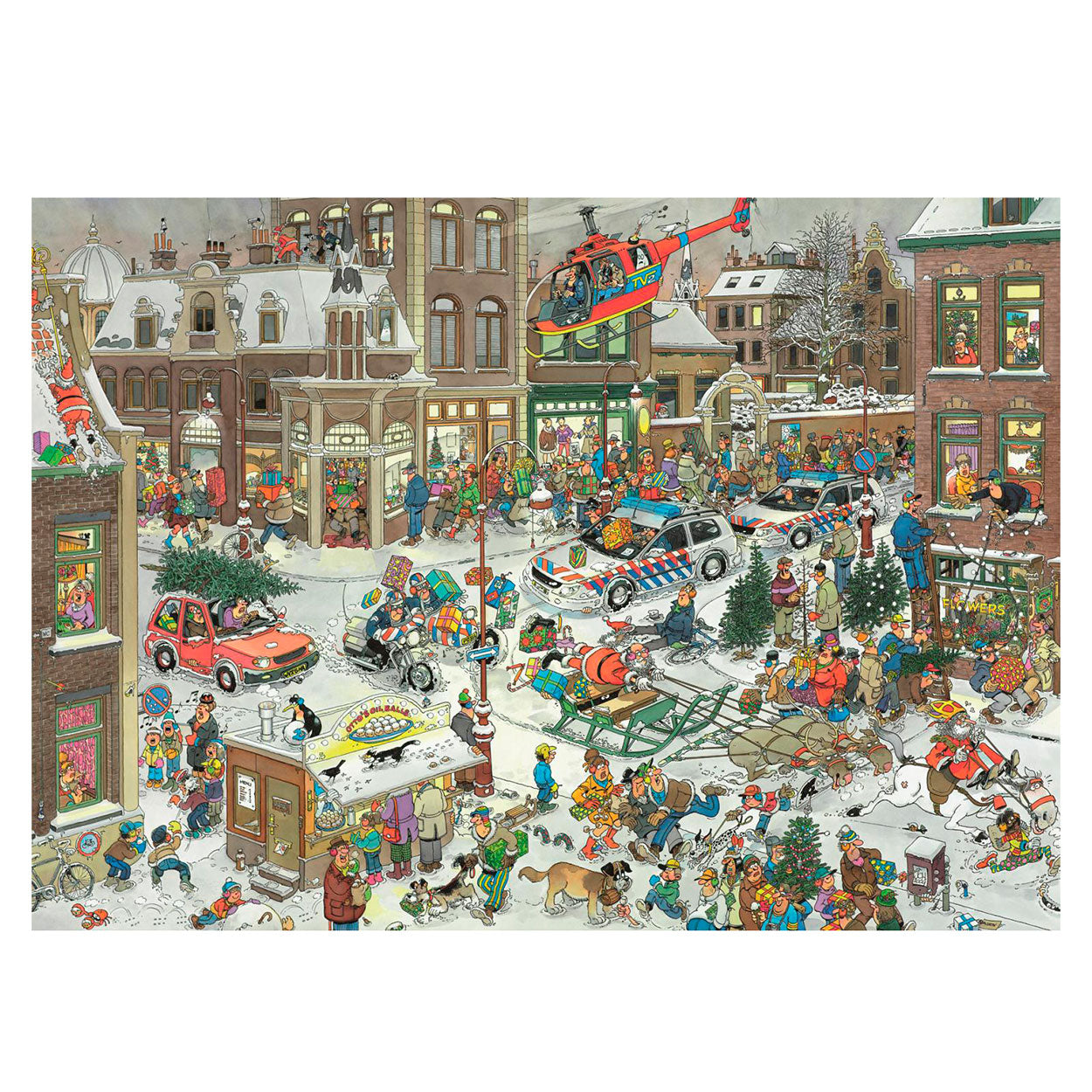 Jan van Haasteren Legpuzzel - Kerstmis, 1000ste.
