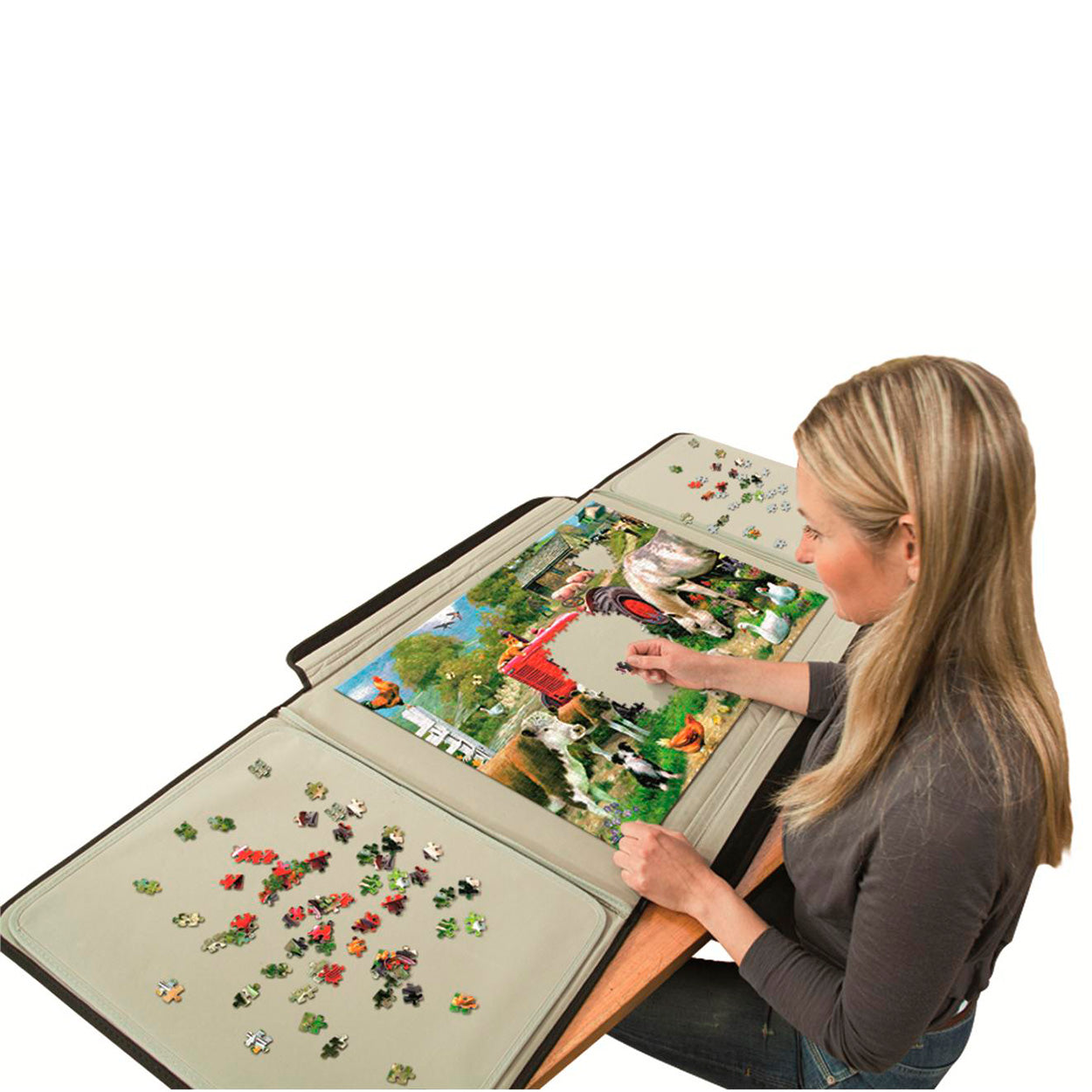 Jumbo Portapuzzel 1000 stukjes 80 x 59 cm