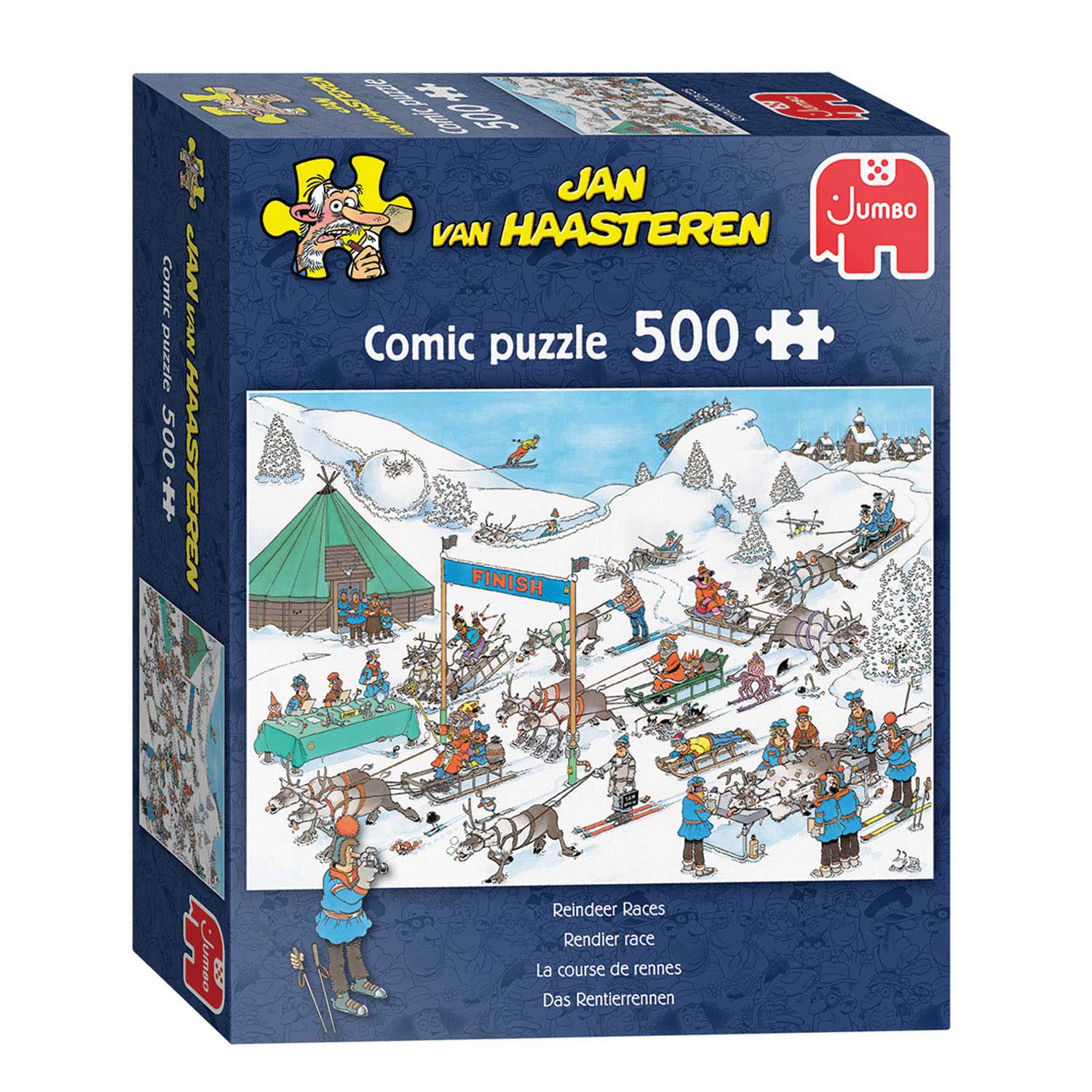Jan van Haasteren Legpuzzel - Rendierrace, 500st.