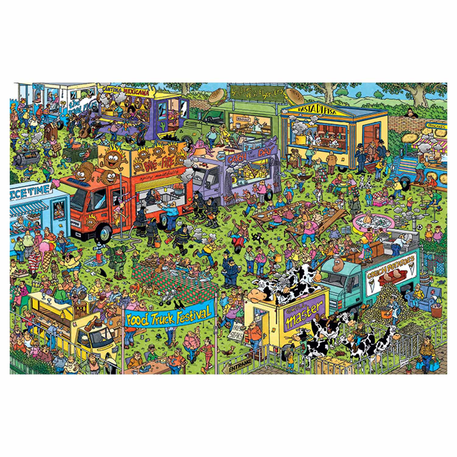Jan van Haasteren Legpuzzel - Foodtruckfestivals, 1500st.