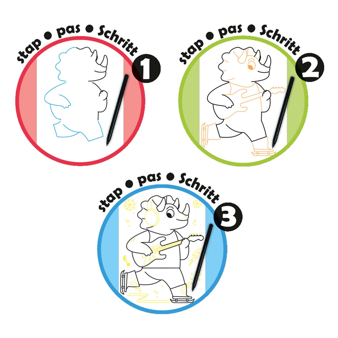 Jumbo Dessineo Karakters Stap voor Stap Tekenbord