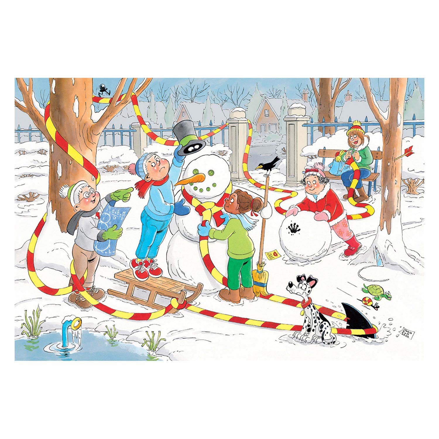 Jan van Haasteren Legpuzzel Junior - Sneeuwpop, 150st.