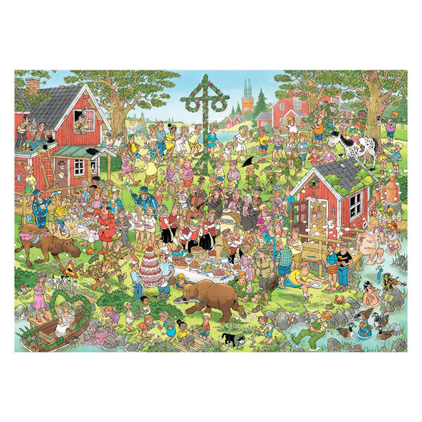 Jumbo jan van haasteren legpuzzel - midzomerfestival, 1000st.