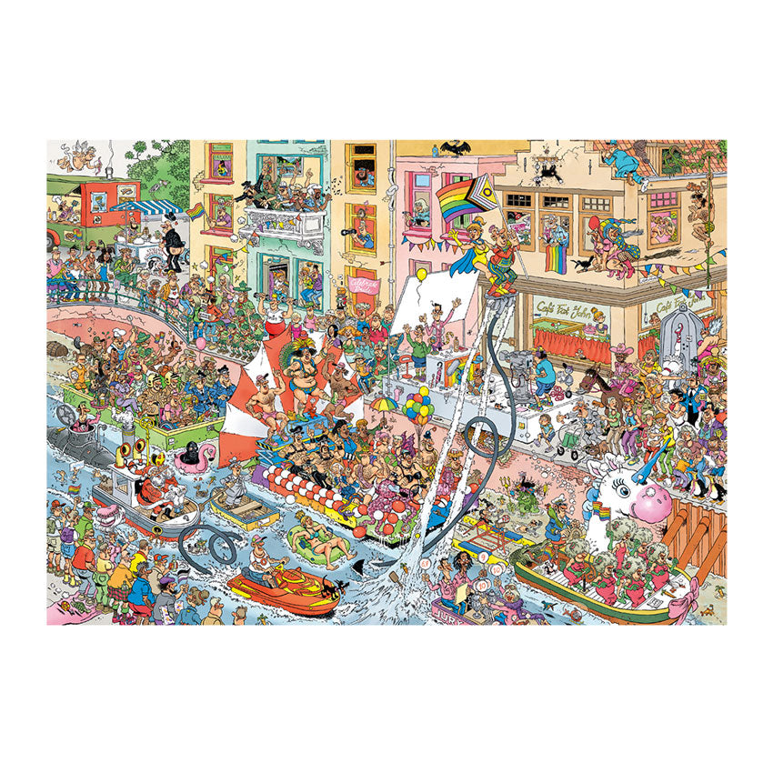 Jan van Haasteren Legpuzzel Vier Pride!, 1000ste.