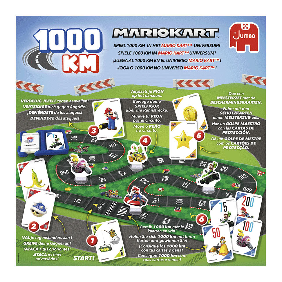 Jumbo - 1000km - mario kart - bordspel