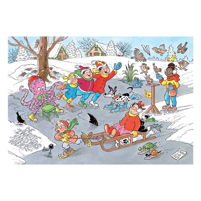 Jumbo puzzel 240 st. jvh junior schaatsen