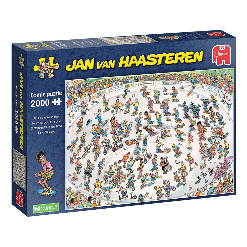 Jumbo jan van haasteren puzzel skateboarden in de bowl 2000 stukjes
