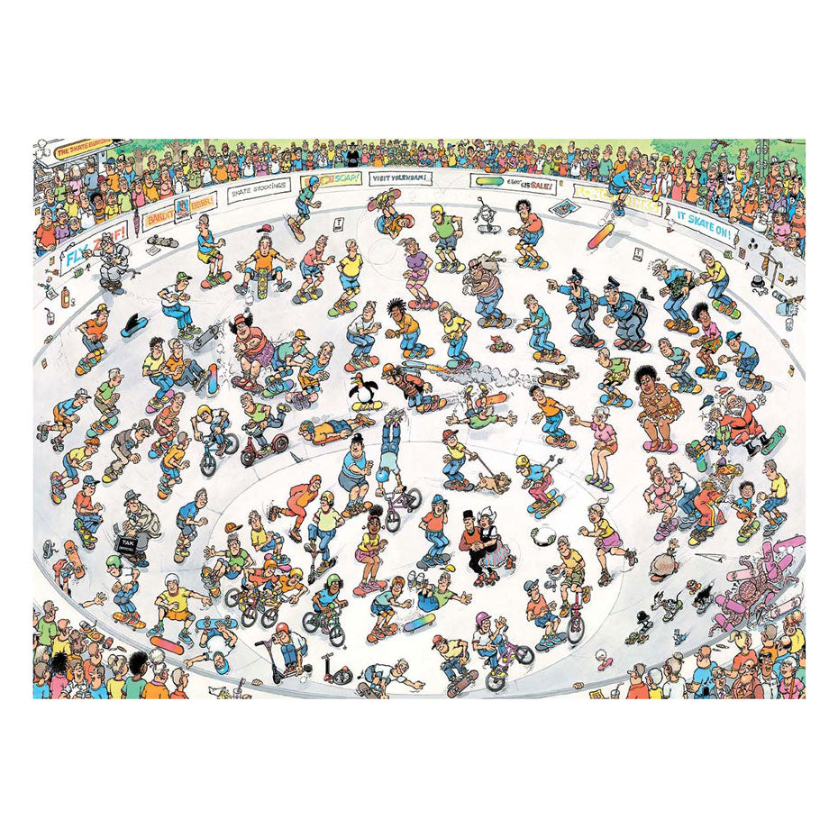 Jumbo jan van haasteren puzzel skateboarden in de bowl 2000 stukjes