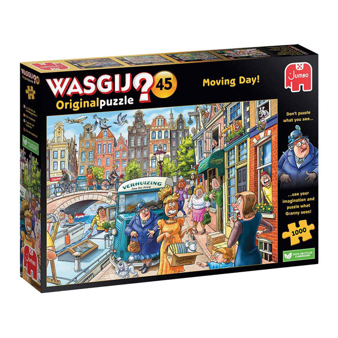 Wasgij Origineel 45 - Verhuisdag!, 1000ste.