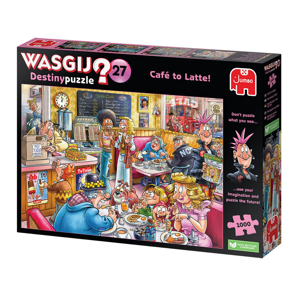 Jumbo wasgij destiny 27 legpuzzel - de koffieshop!, 1000st.