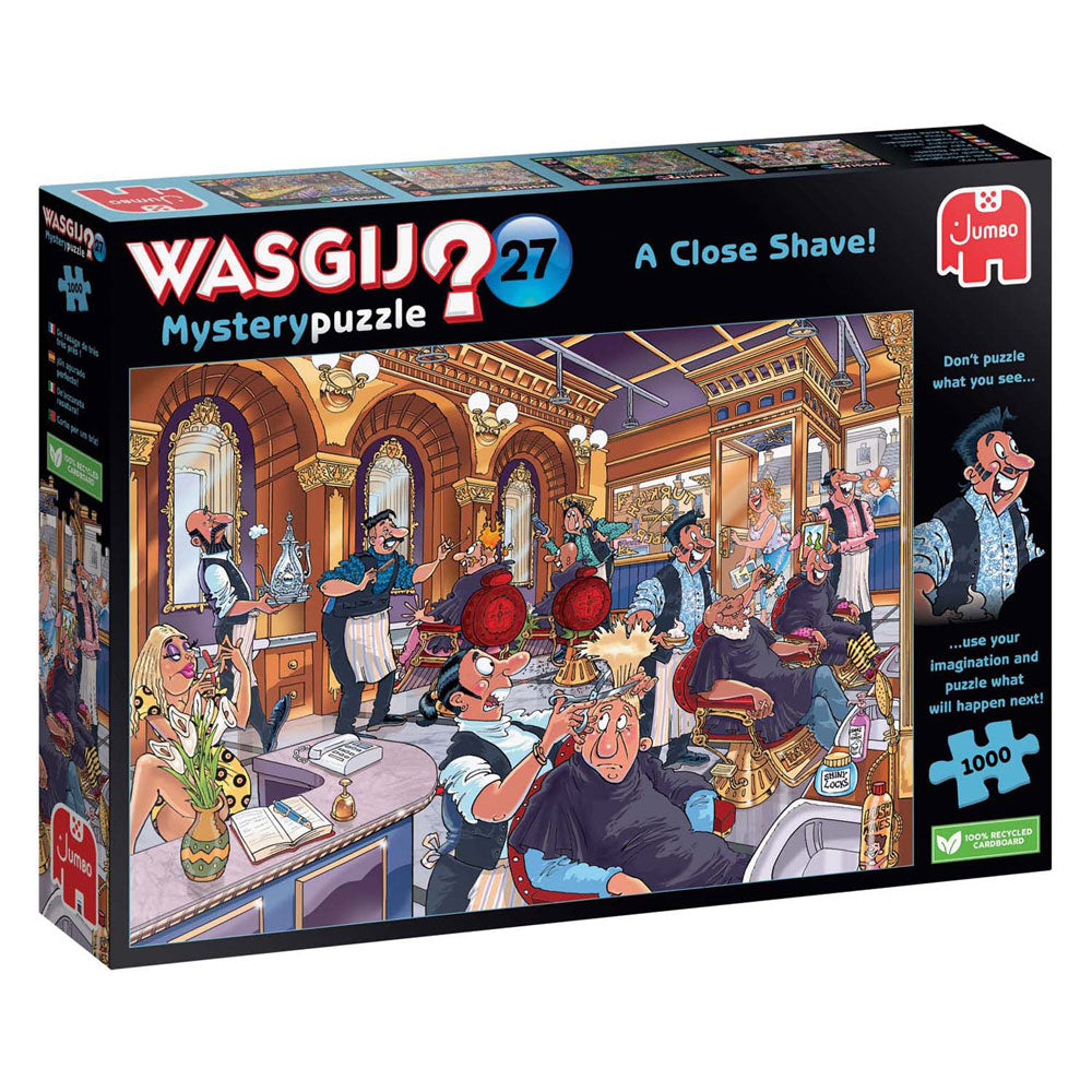 Jumbo wasgij mysterie 27 - vlam in de pan!, 1000st.