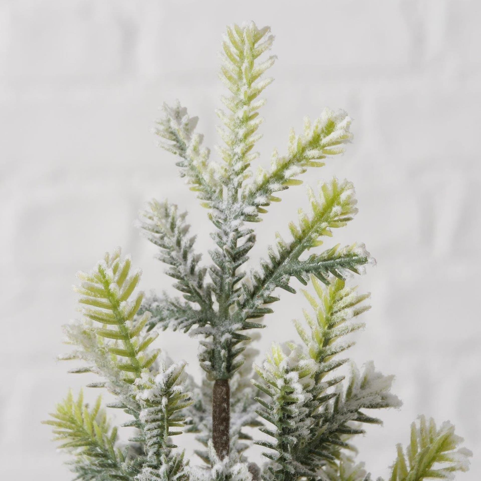 Boltze home kerstboom besneeuwd h22cm